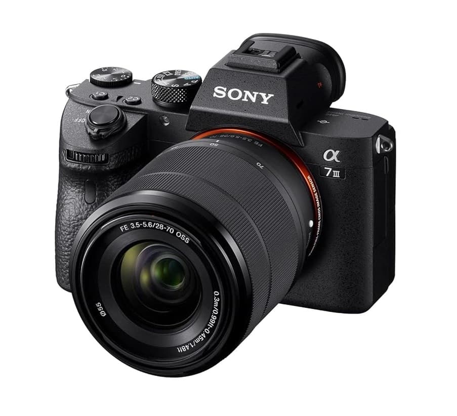 Sony Alpha 7 III -Cámara evil de fotograma completo, objetivo Zoom 28-70mm