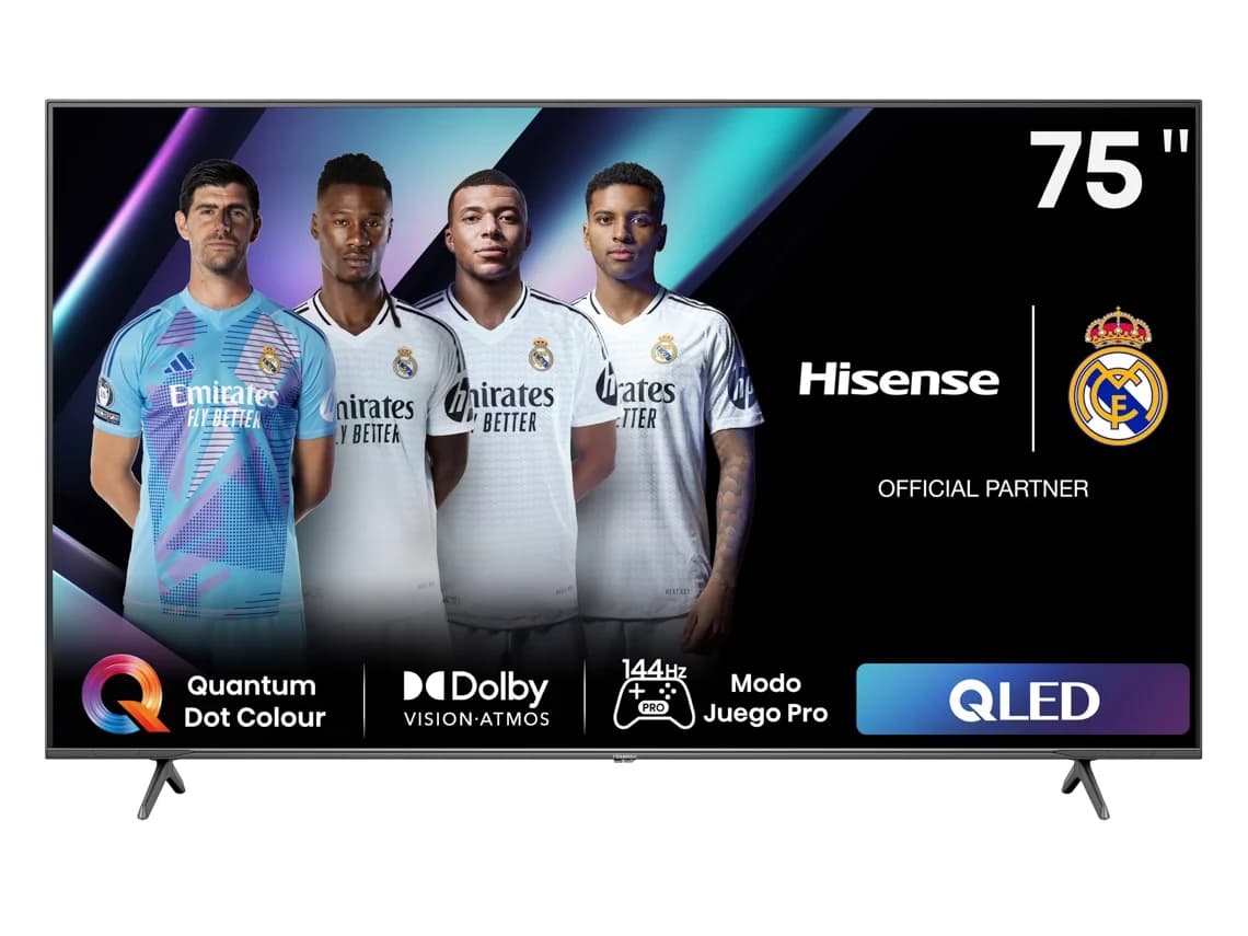 Televisor Hisense 75E7NQ-PRO de 75 pulgadas — QLED, 4K, Smart TV