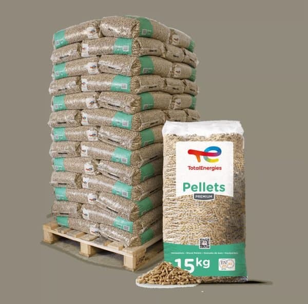 TotalEnergies Holzpellets Premium ENplus A1 975 kg (65 x 15 kg)