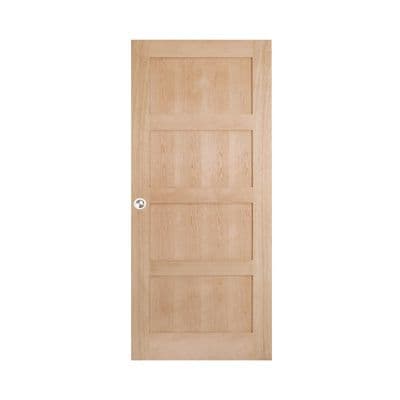 Porte coulissante Connemara 204x83 cm â Effet chĂȘne naturel avec poignĂ©e incluse