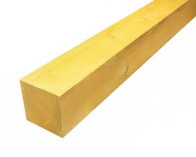 Poutre en Bois Traité Sapin/Épicéa 150x150 mm – 3 m Classe 2 pour Usage Intérieur Structurel