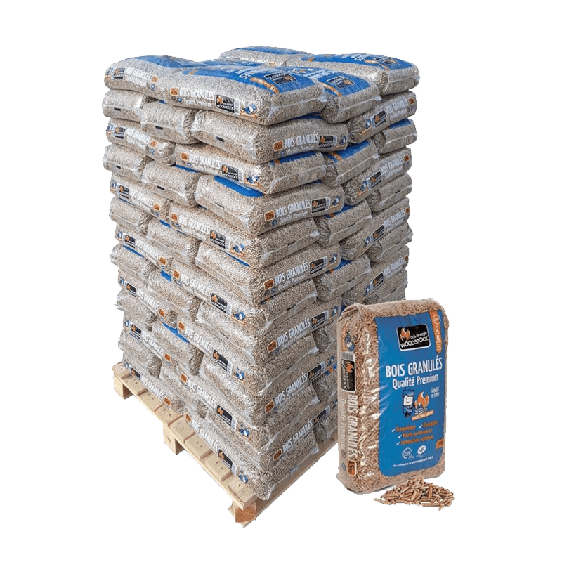 Woodstock Pellets aus Holz â 78 SĂ€cke Ă 15 kg