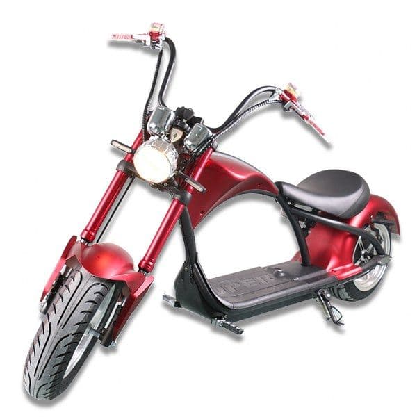 Scooter Électrique Citycoco Harley M1 2000W 20 Ah Rouge Mat