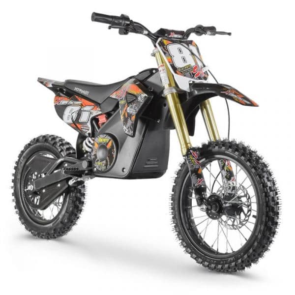 Moto cross enfant 1300W 14/12 Orange