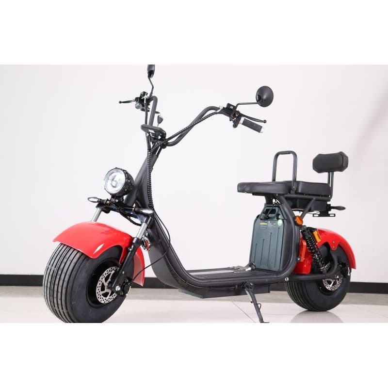 Citycoco Scooter électrique 1500W • 2000W Thunder 1500W 20 Ah Rouge x2