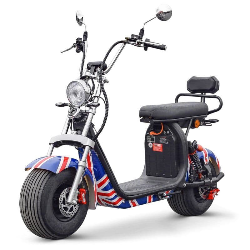 Scooter électrique pas cher Biplace Citycoco Harley 1500W 2023 20 Ah UK