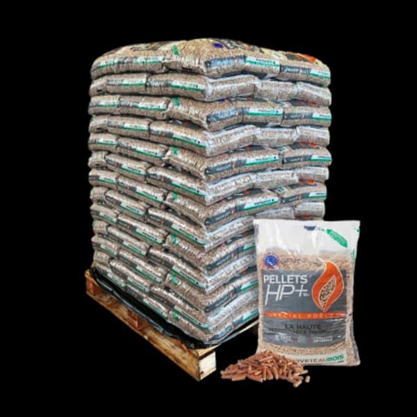 Granulés de bois HP+ - Piveteau - 104 sacs de 10kg
