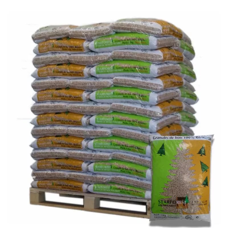 Pellet Starforest - Palette de 70 sacs de 15 kg