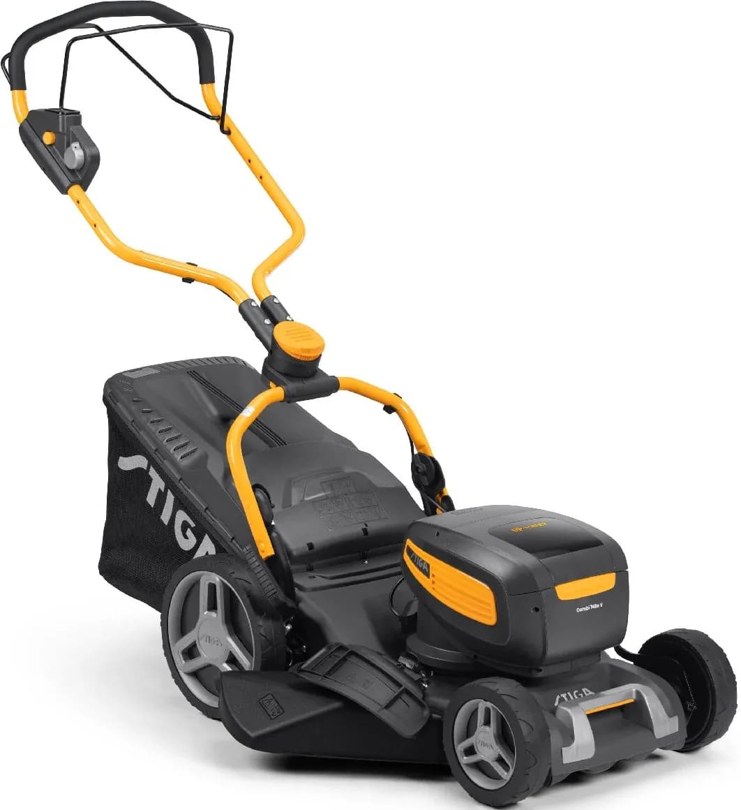 Akku-Rasenmäher Stiga Combi 748e V Kit mit 2x 5 Ah Akku und Ladegerät