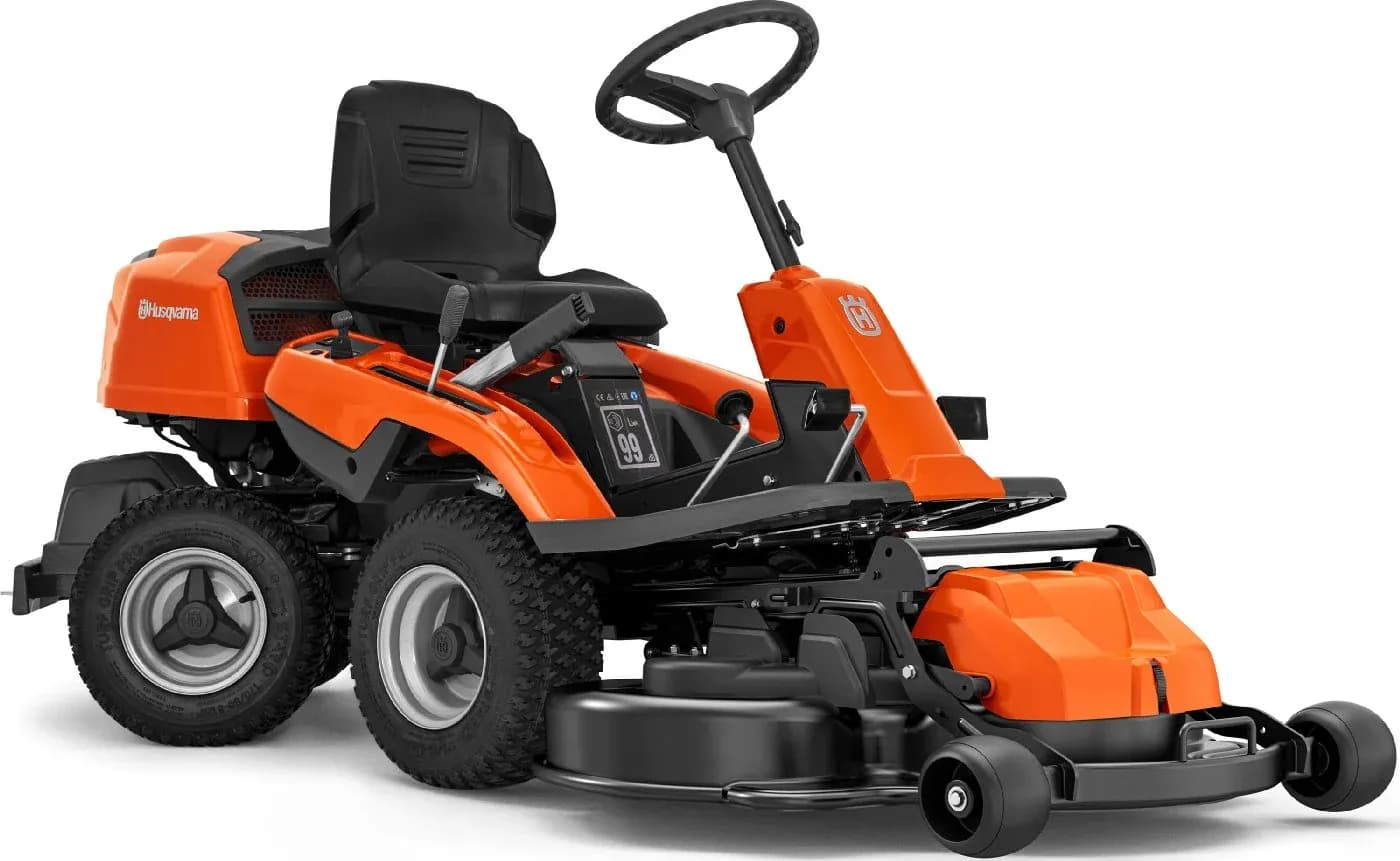 Profi-Frontmäher Husqvarna R 214TC mit Combi Mähdeck 103