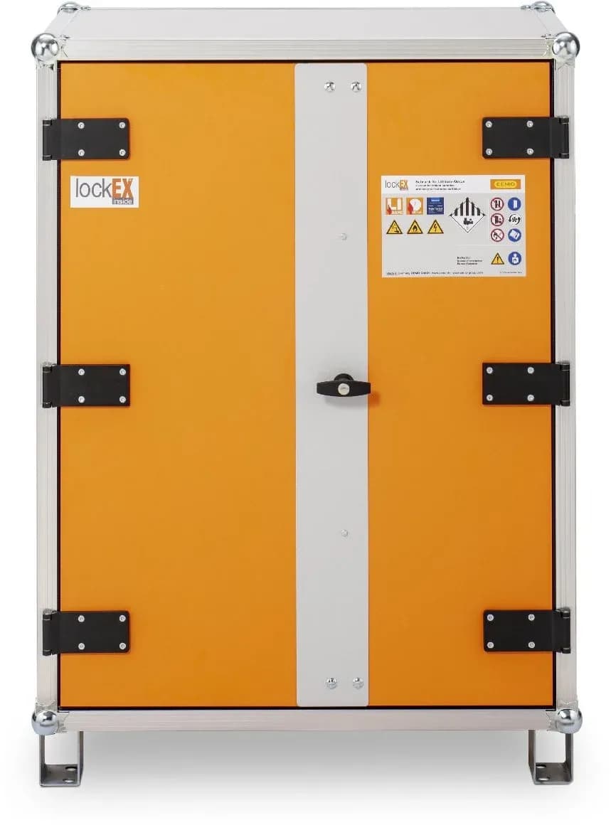 Akku-Ladeschrank CEMO Basic 8/10, 230 V mit Füßen