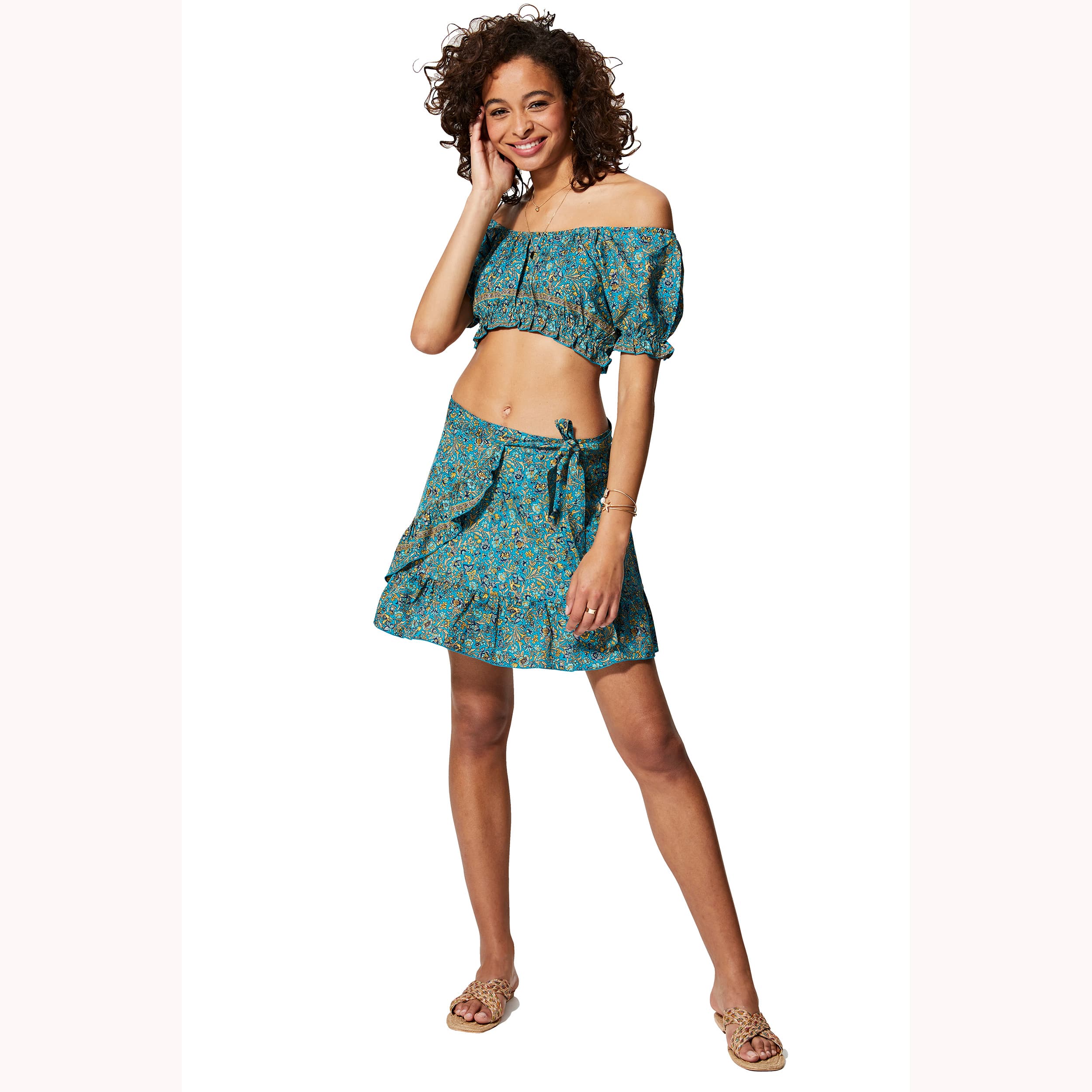 Ensemble été court manches courtes Juwairiya - Akoustik Online