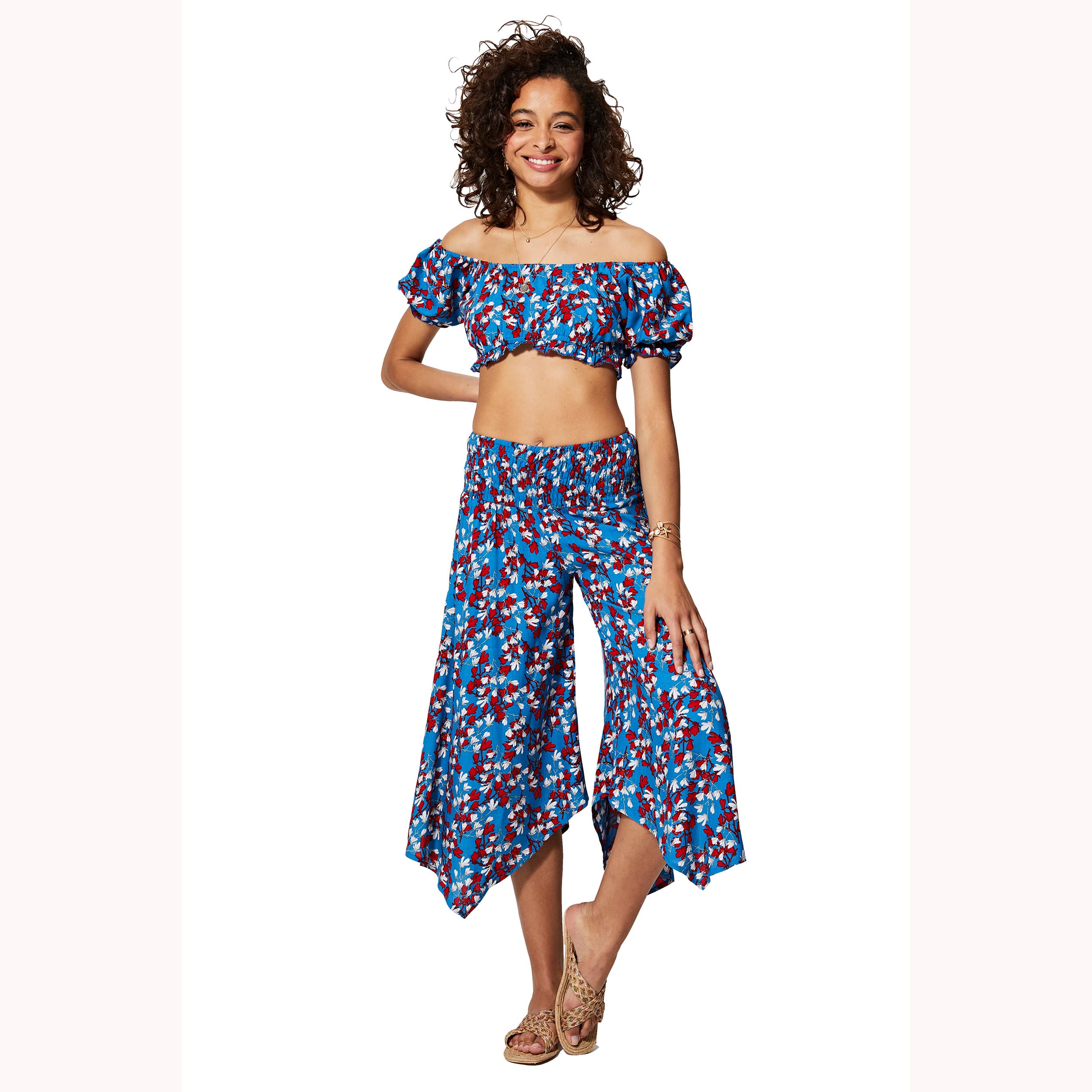 Ensemble été asymétrique Thyrza - 100% polyester - Akoustik Online