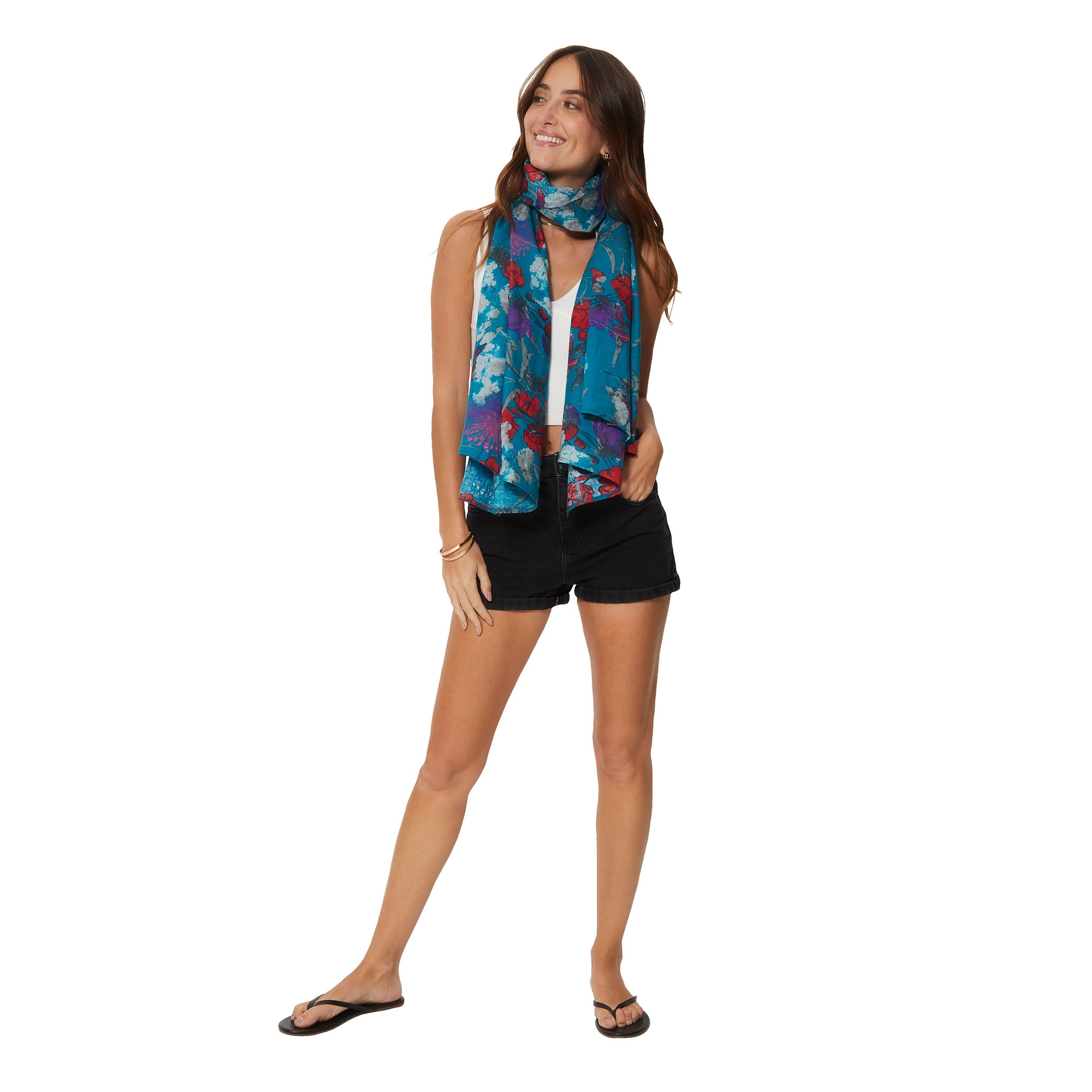 Foulard été Ciara - 100% voile de coton - Akoustik Online