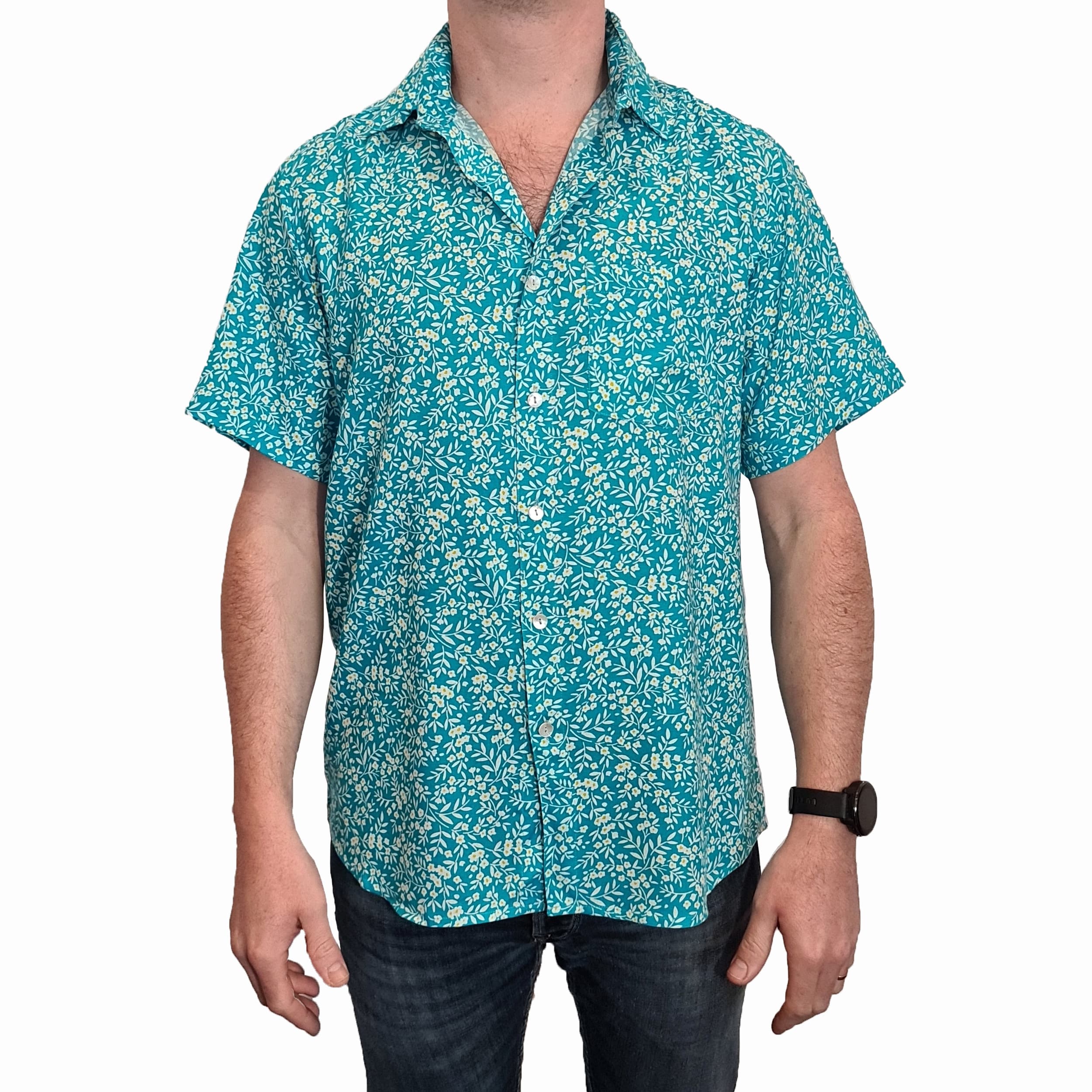 Chemise été manches courtes Eadwig - 100% viscose - Akoustik Online