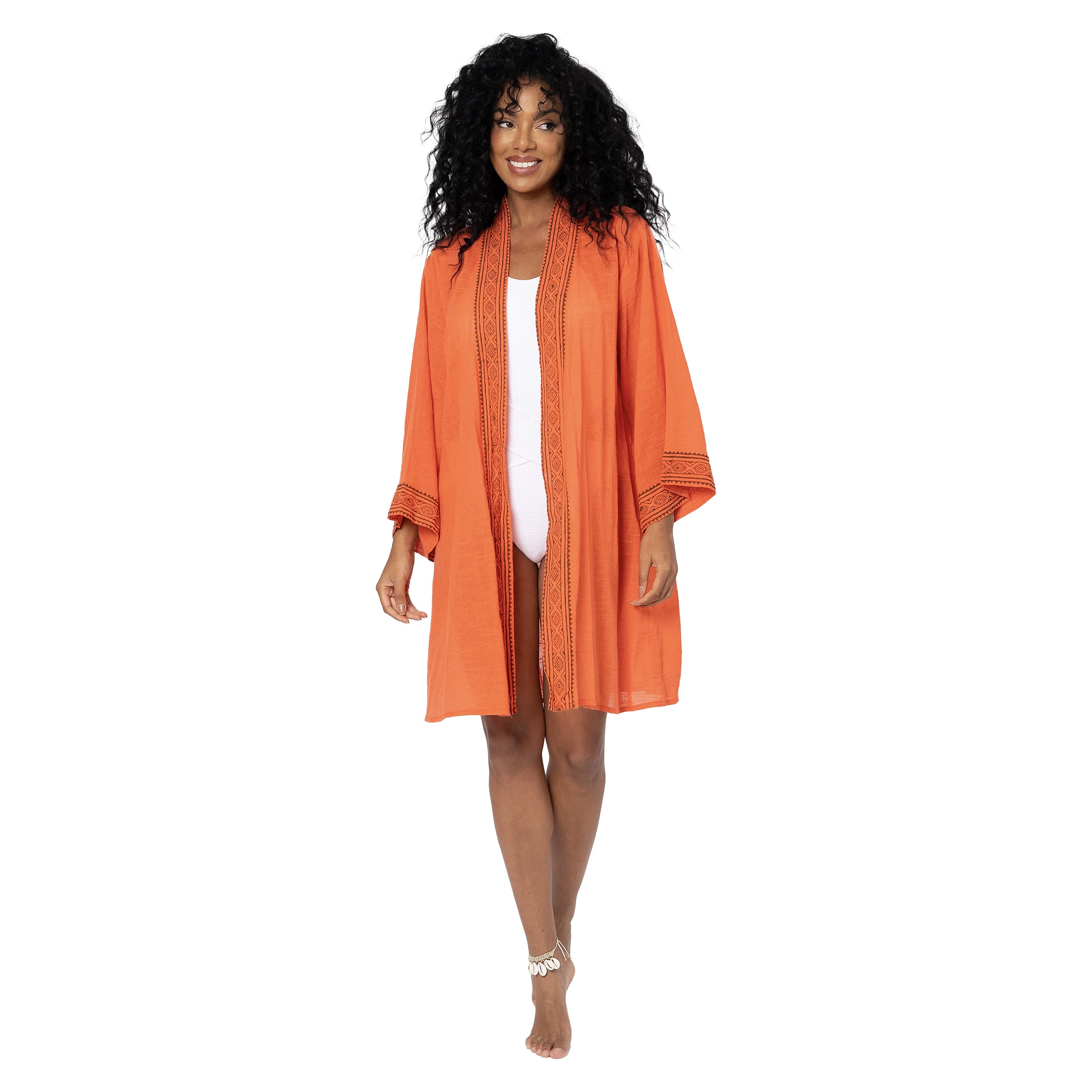 Kimono été mi-long manches 3/4 Muhammed - 100% coton - Akoustik Online