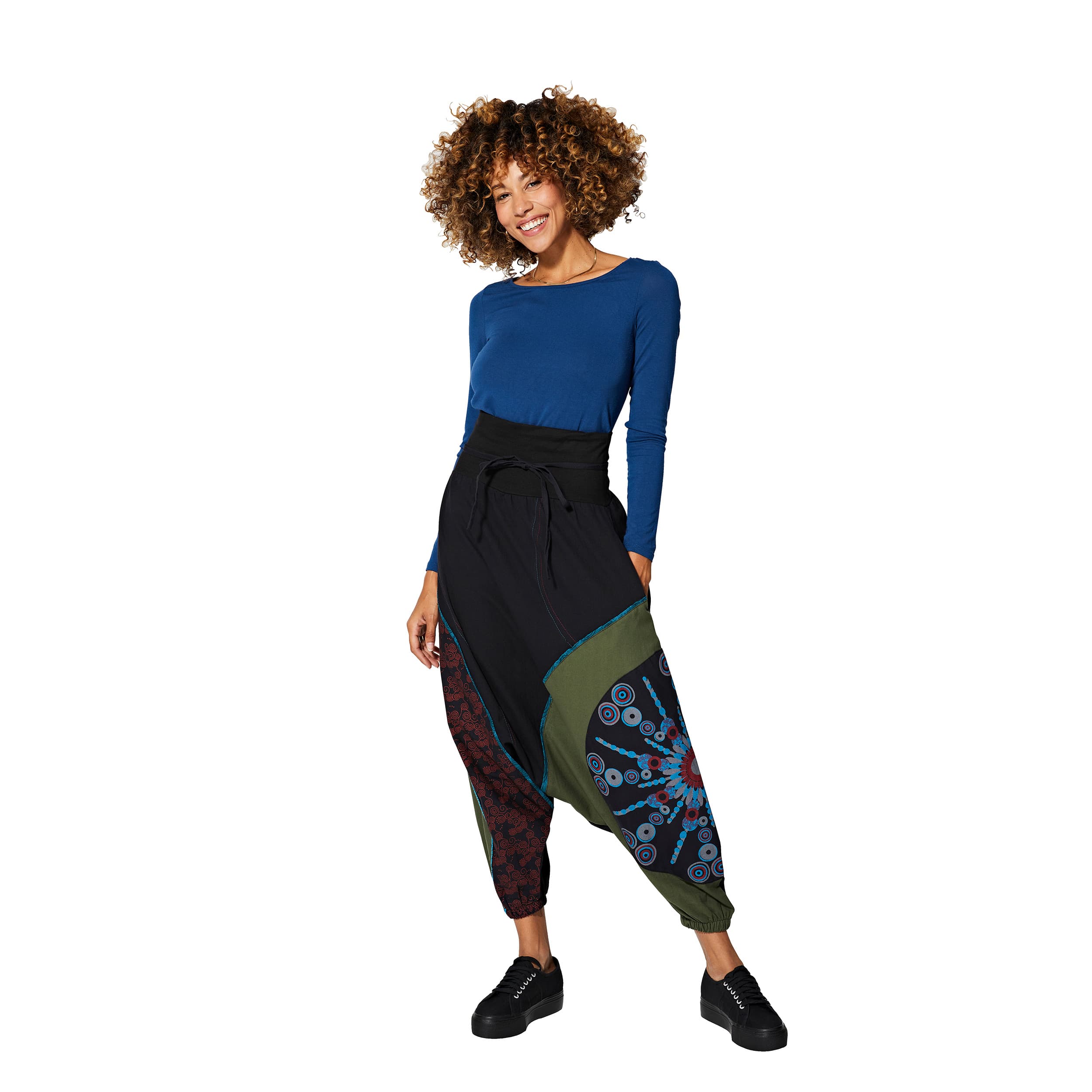 Sarouel hiver Ondrej - 100% coton - noir, kaki - Akoustik Online