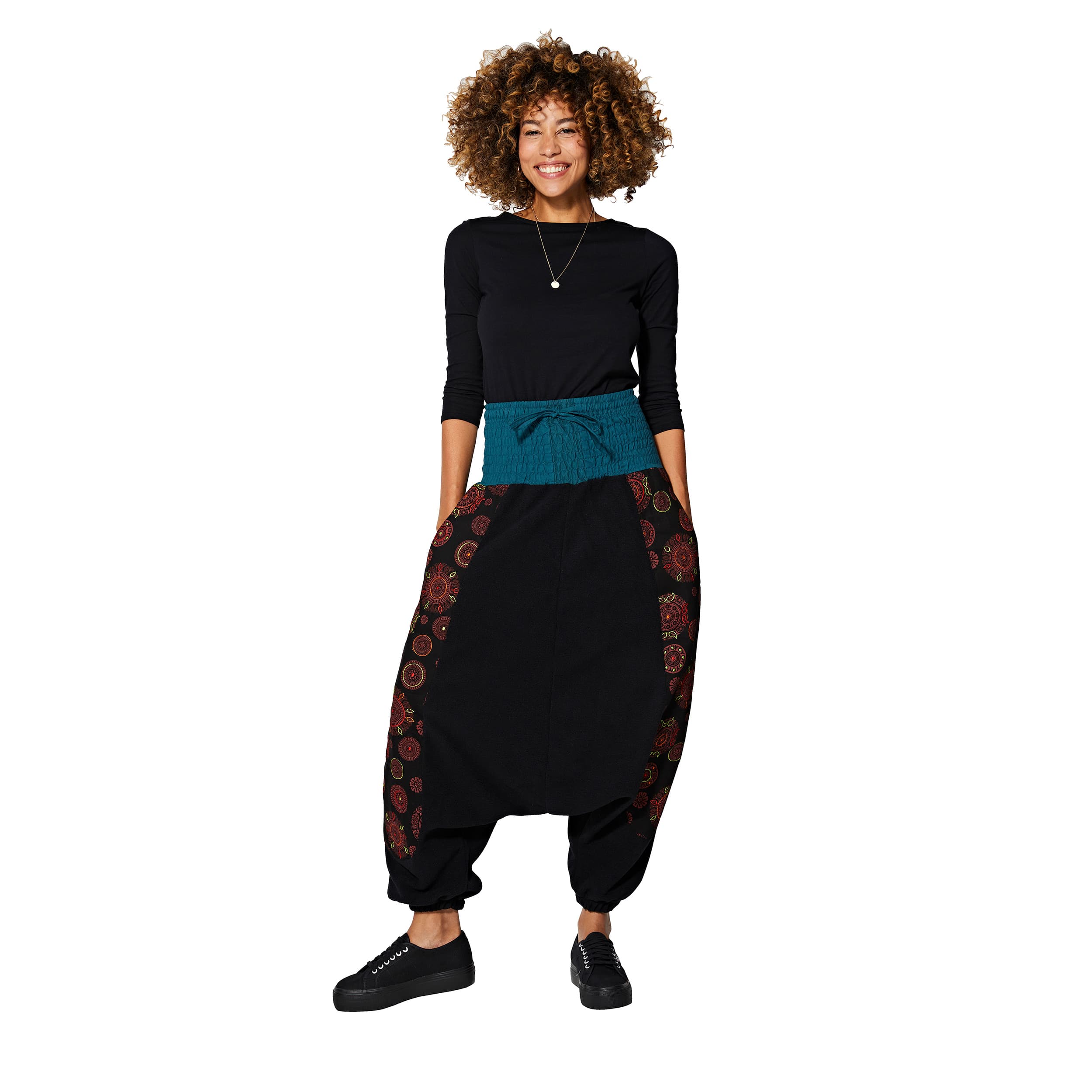 Sarouel hiver André - 100% polaire - noir, marron - Akoustik Online