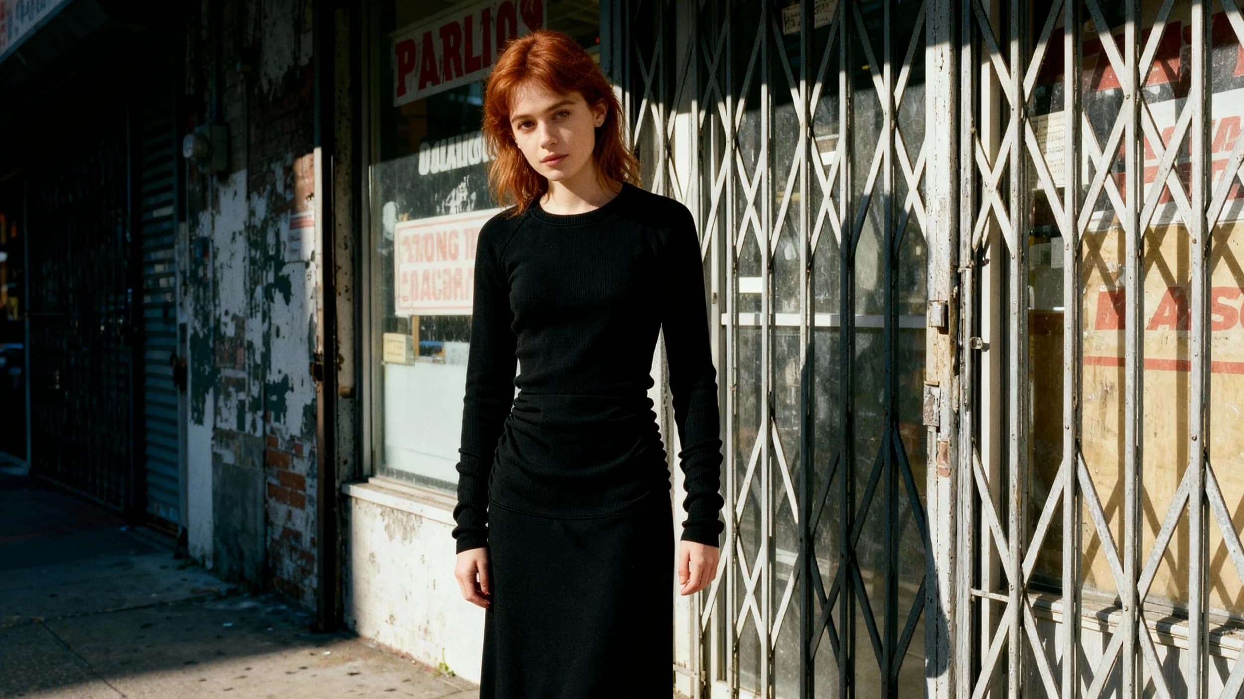 Jupe longue Femme effet lavé