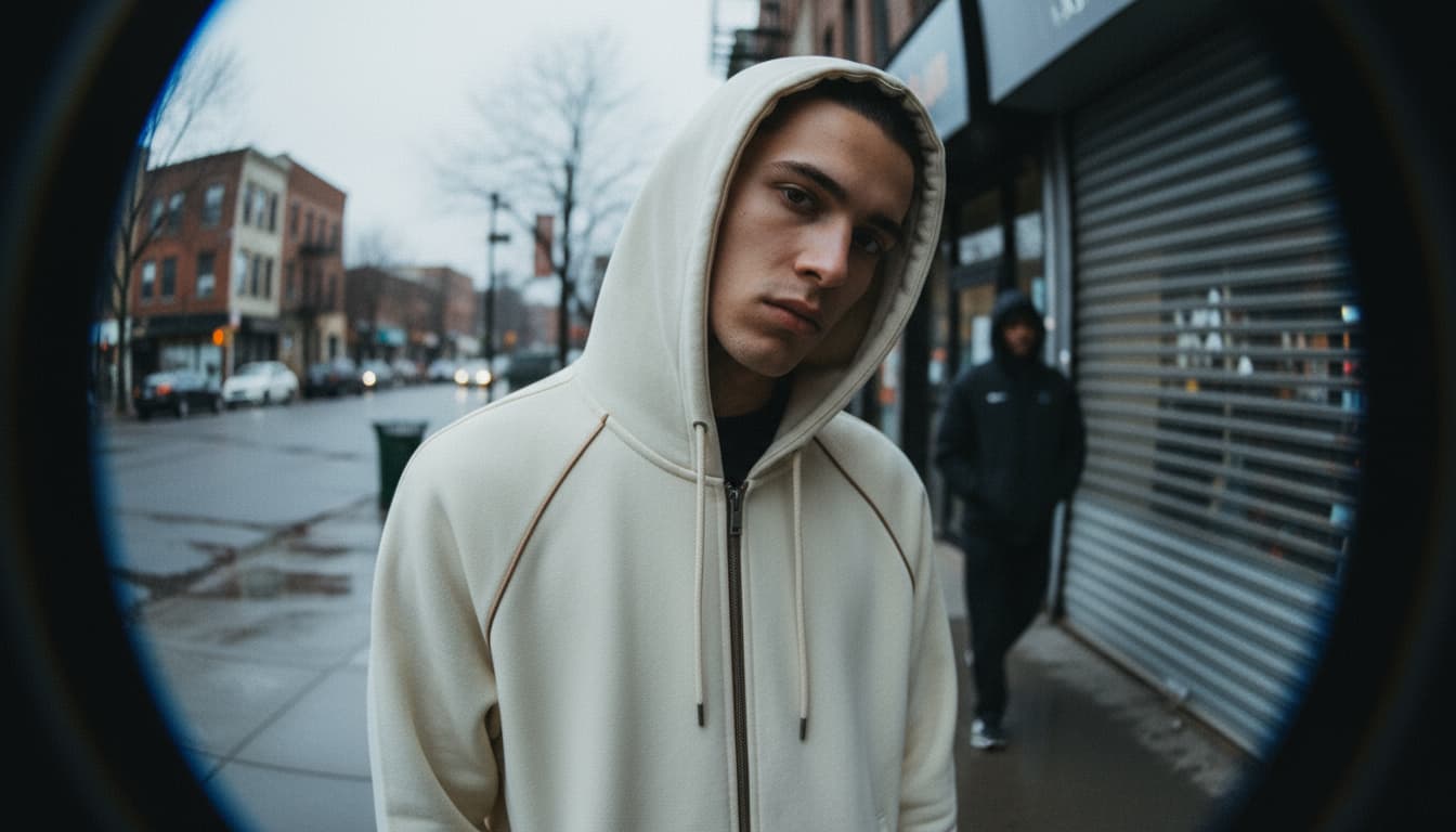 Hoodie zippé unisexe effet vintage – 380 G/M²