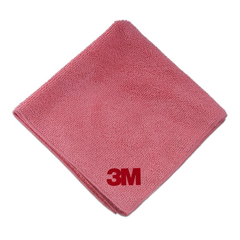 Chiffon de lustrage 3M 50489 Optimum, Rose/rouge, 360 mm x 320 mm