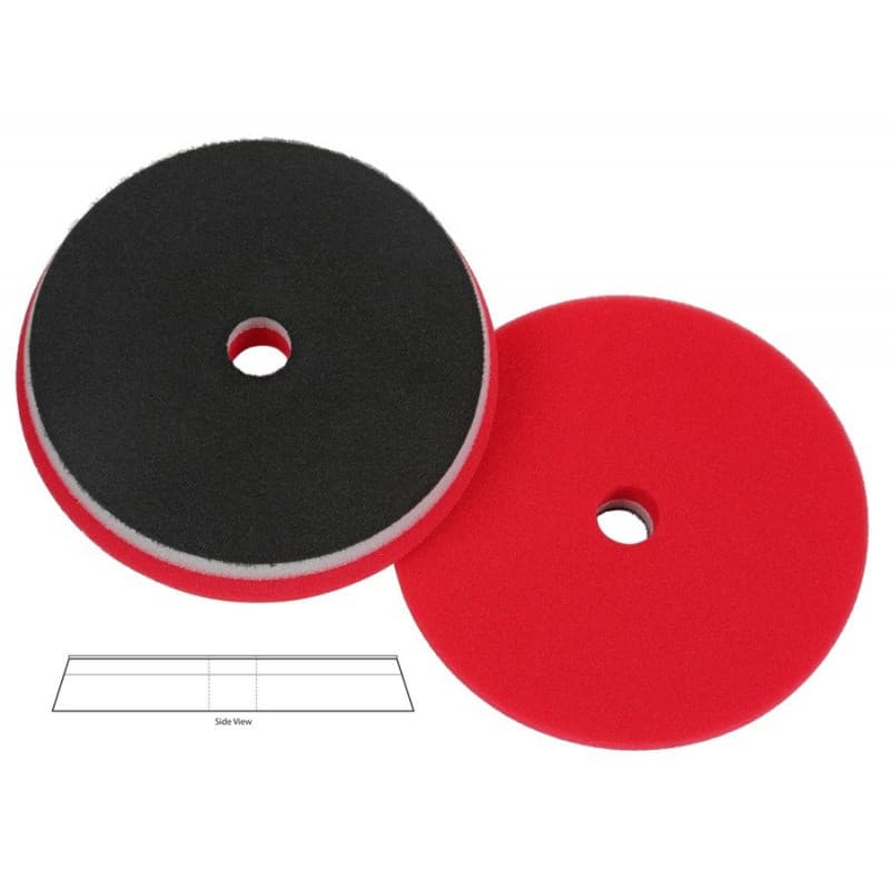 Mousse de Lustrage Lake Country HDO Orbital Pads DIAM 165 - Rouge Finishing