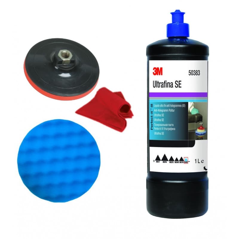 Kit de lustrage 3m 50383 - 50388 bouchon bleu anti hologrammes