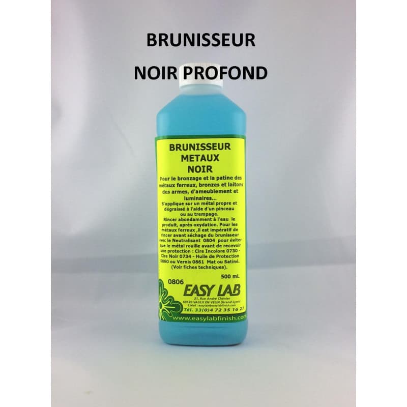 Brunisseur metaux noir profond 500 ml easylab 0806
