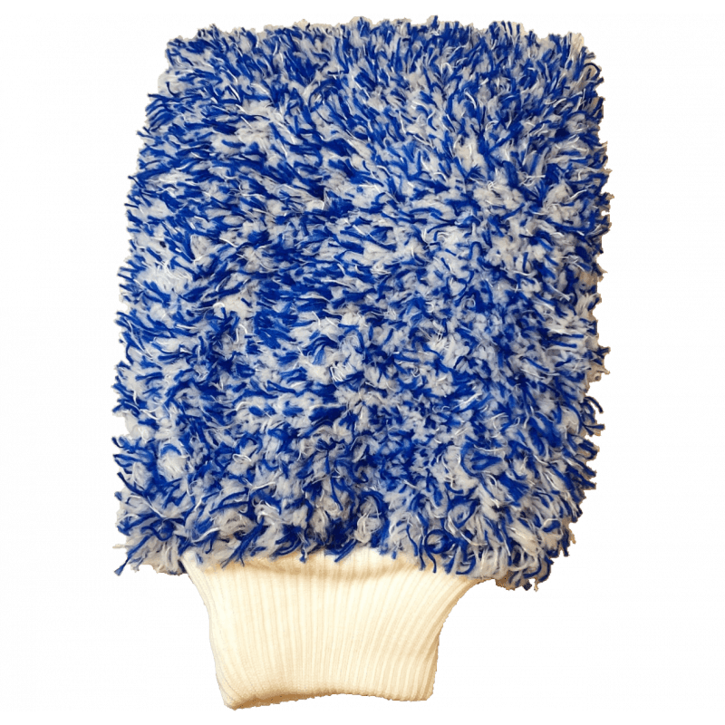 Gant de Lavage Ouragan - Microfibres Hautement Absorbante Bleu