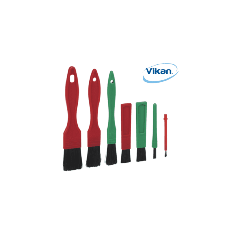 Vikan lot de 7 pinceaux souples