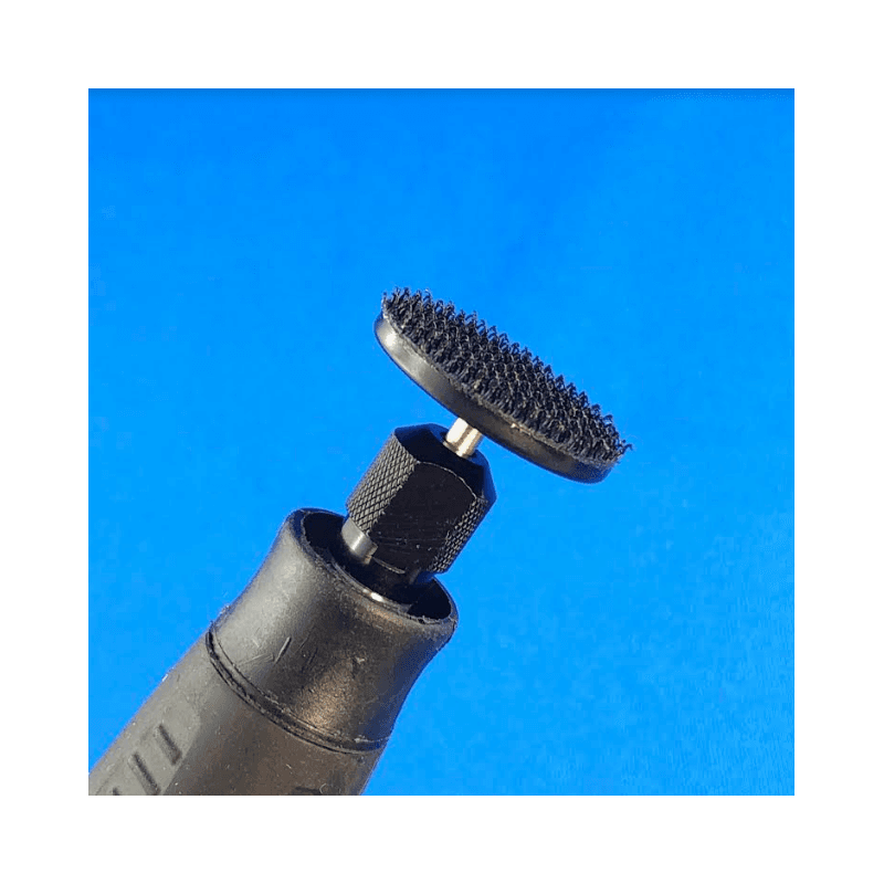 Plateau auto-agrippant diam 25 mm sur tige pour kit minitriz