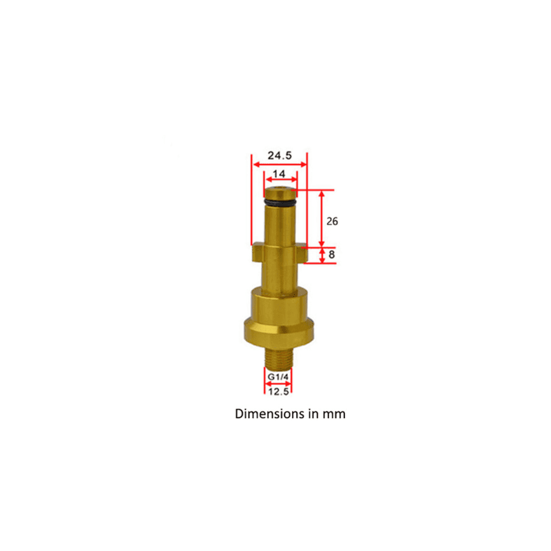 Adaptateur Nilfisk - Stihl - Husqvarna pour Canon à Mousse