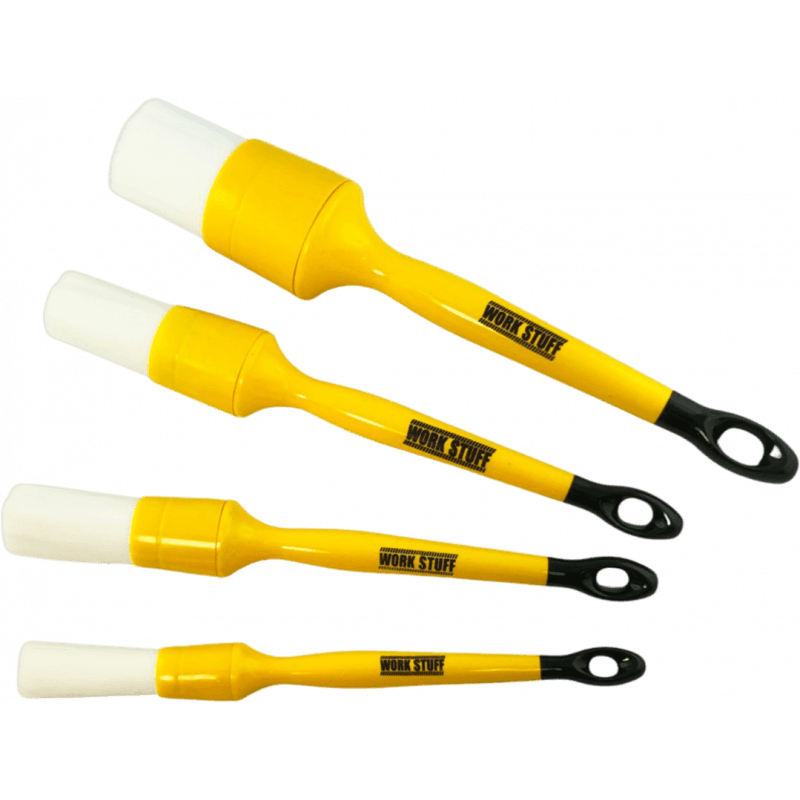 Work Stuff Detailing Brush ALBINO lot de 4 - (16 + 24 + 30 + 40 mm)
