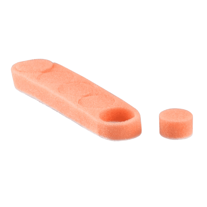 Minitriz Pad de Lustrage Auto-agrippant Medium Orange Diam 17 mm