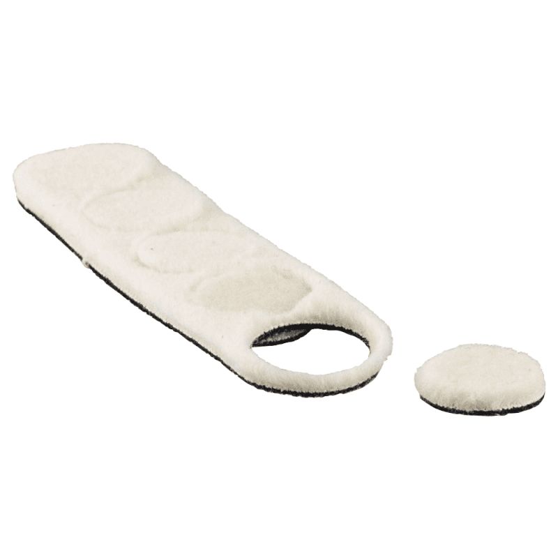 Minitriz Wool Pad de Polissage Auto-agrippant Hard Diam 27 mm Lot de 5