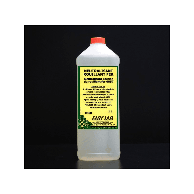 Neutralisant rouillant fer 1 litre easylab 0858
