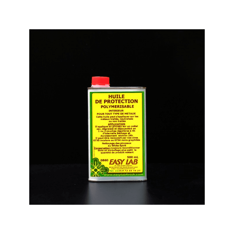 Huile de protection pour metaux brunis au 0805 - 0806 - 0867br - 500 ml