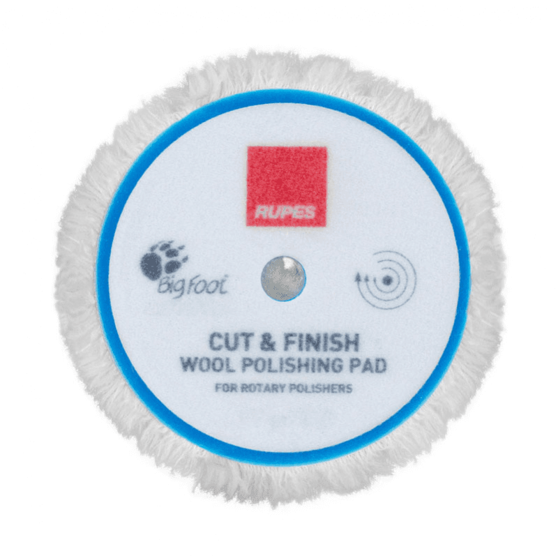 Rupes 9.BL80F Cut & Finish Wool Polishing Pads pour Rotative