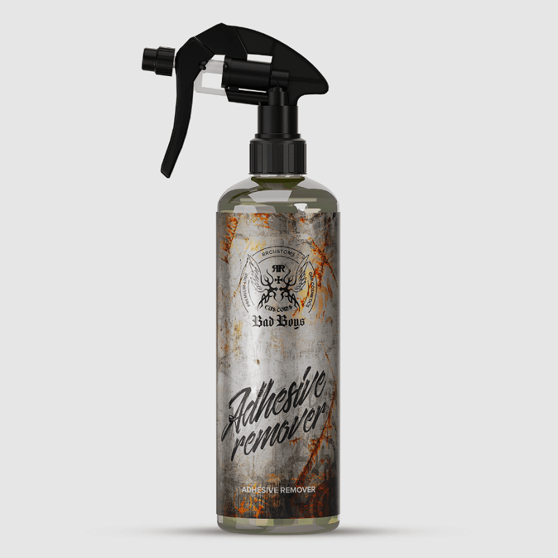 BadBoys Adhesive Remover 500ml + Sprayer Pour Enlever la Colle