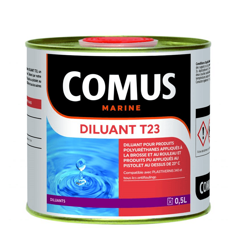 Comus Diluant Marine T23 Pour Polyuréthanes Et Antifoulings - 500ml