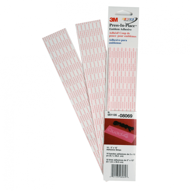 3m 08069 Adhésif pour emblèmes 3M™ Press-In-Place, 50 mm x 300 mm