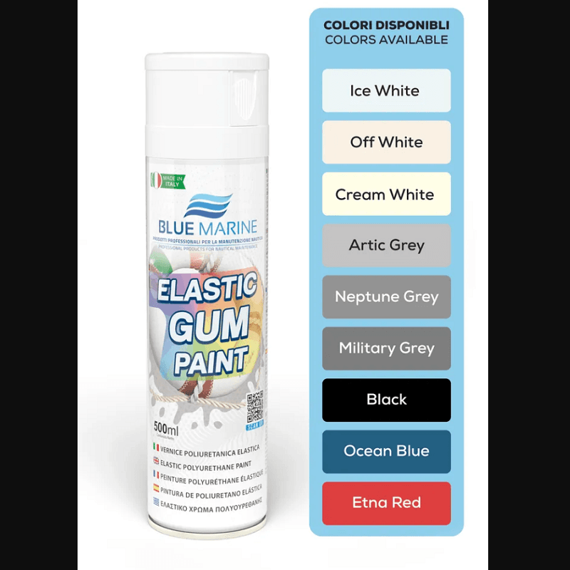 Blue Marine Elastic Gum Paint 500ML Off White