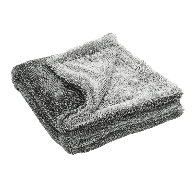 Serviette de séchage voiture Ouragan AquaDry Magnet 40x40 cm – Microfibre 1 200 g/m² – Gris