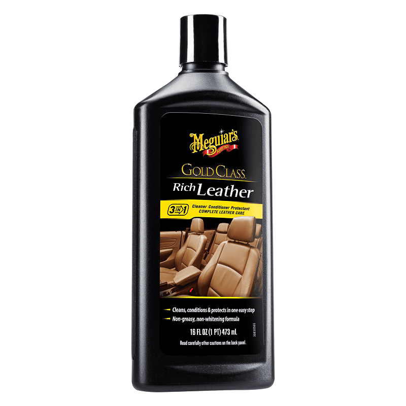 Meguiar's Gel Gold Class Cuir Plus 473ml G17916 – Soin complet pour cuir automobile
