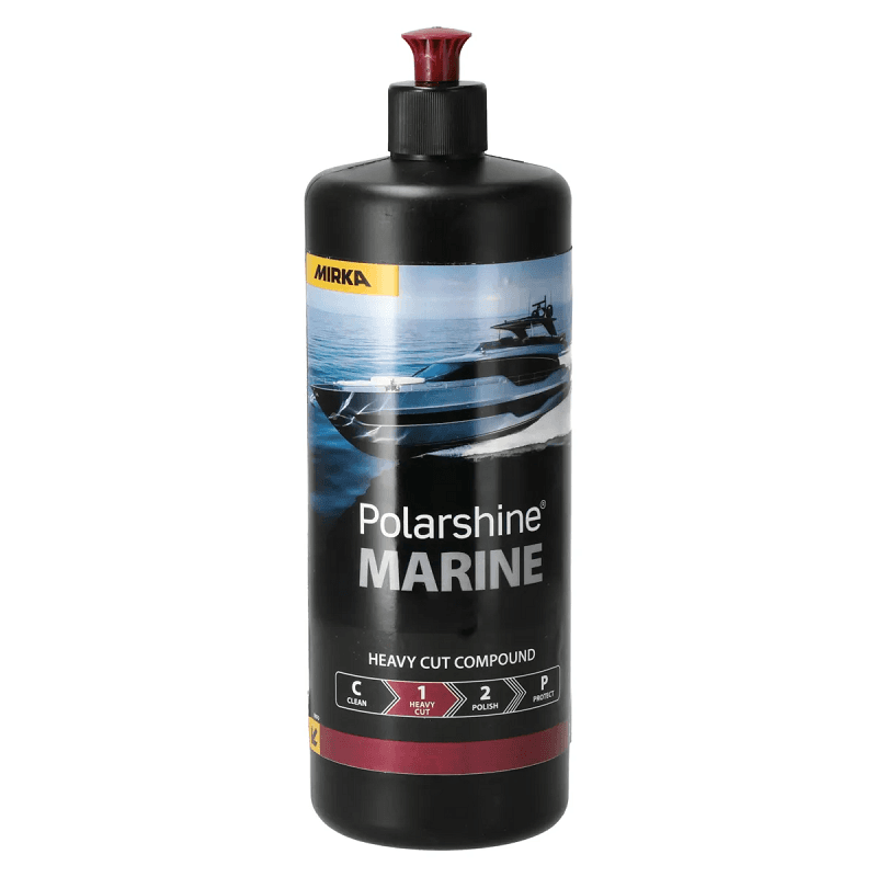 Mirka Polarshine Marine Heavy Cut 1 Litre â Polish de correction intensif pour gelcoat