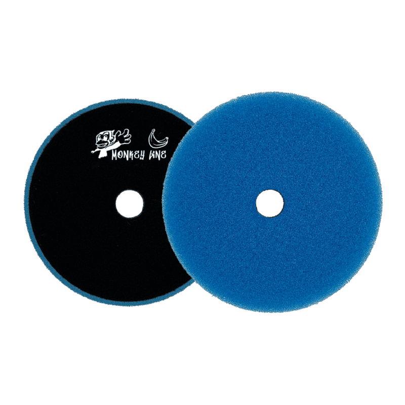 Monkey Line Pad – Tampon de polissage Coarse Cut Trapez Bleu 127/140×25 mm