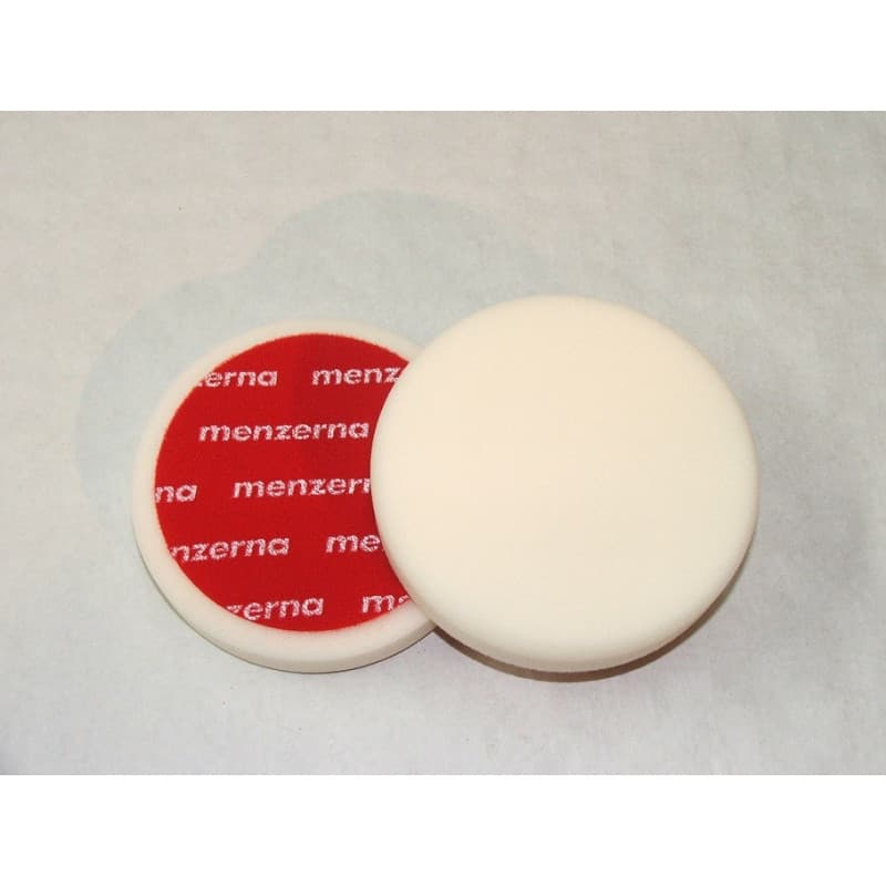 MENZERNA MOUSSE DE POLISSAGE PLATE BLANCHE DIAM 150 - HARD