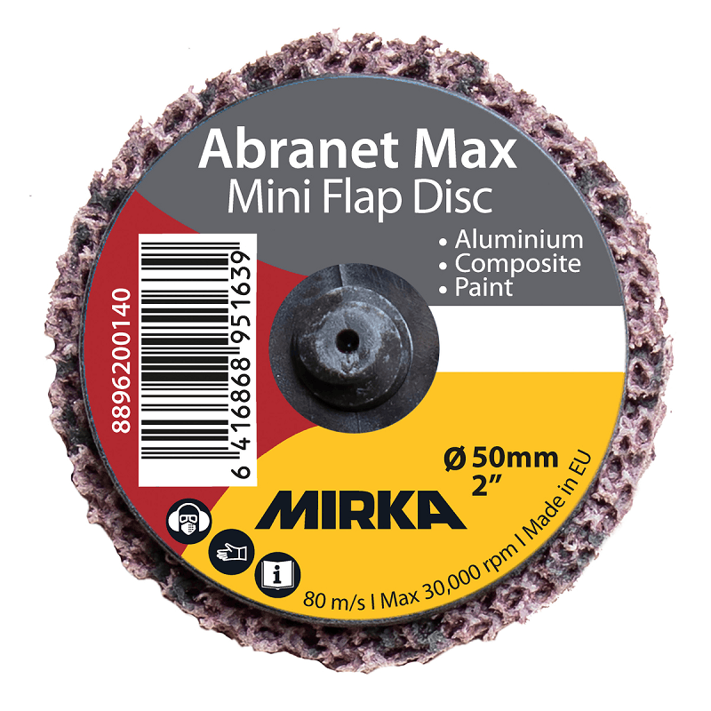 Mirka disque Ă lamelles abranet max Ă fixation rapide diam 50 mm p80