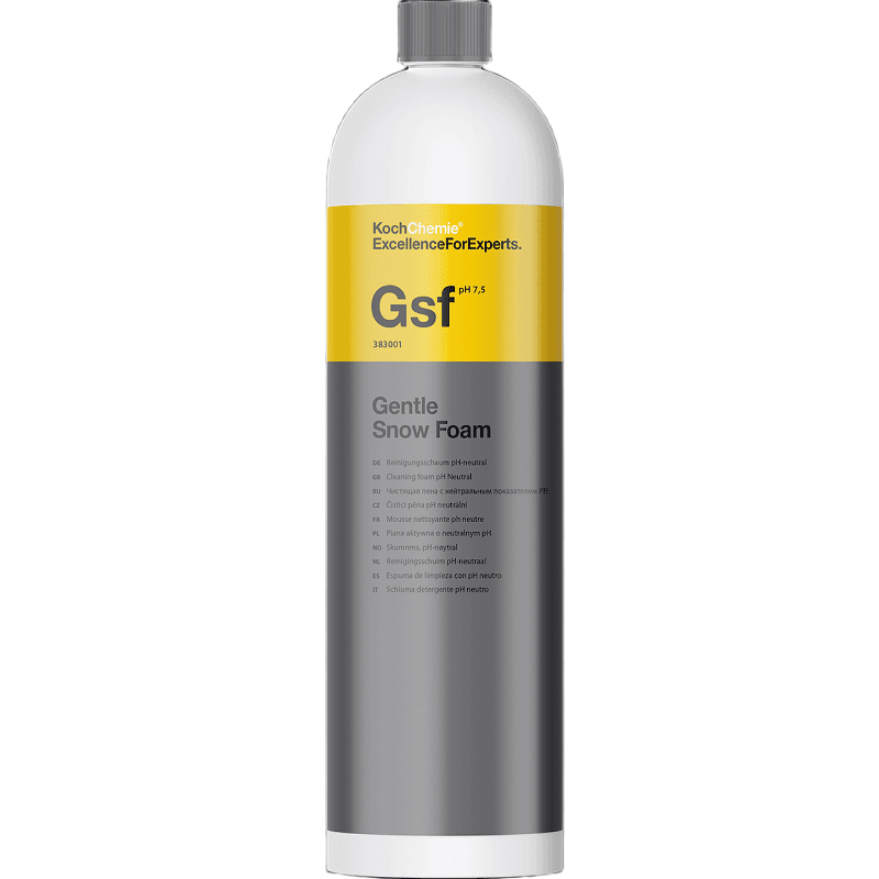 Koch-chemie gsf gentle snow foam 1 litre - shampoing voiture ph neutre pour prélavage et lavage manuel