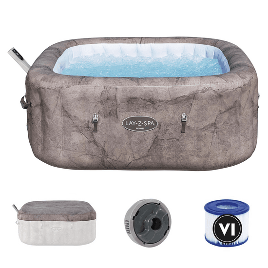 Bestway Lay-Z-Spa Roma AirJet 6001K - 180x180x71 cm - Spa gonflable pour 5-6 personnes